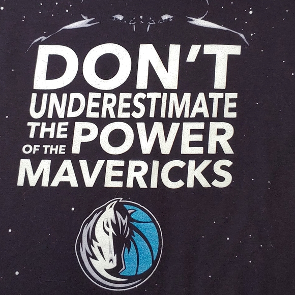 Darth Vader NEVER UNDERESTIMATE THE POWER OF THE MAVERICKS Small - Picture 2 of 8